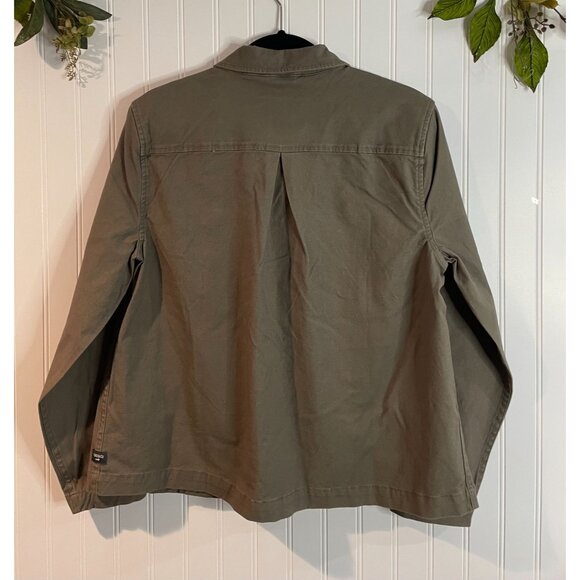 Toad & Co Earthworks Huxley Utility Jacket Olive Green Size M - Picture 3 of 14